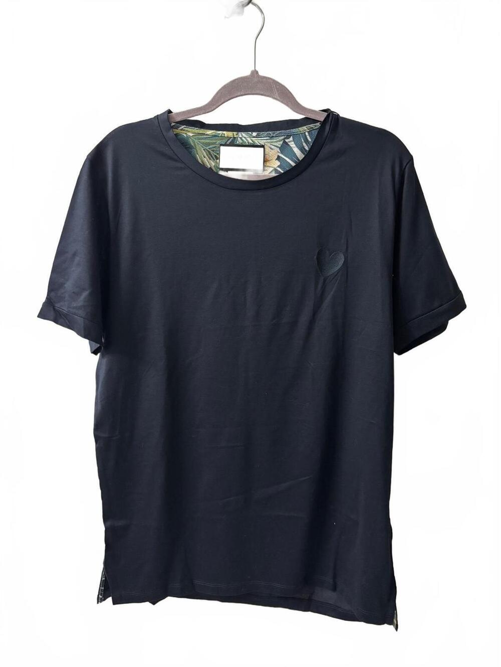 Inimigo Classic Heart Men's T-Shirt XL Midnight Blue Made in Portugal